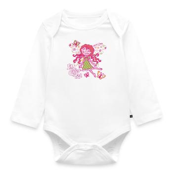 Fée Fille - Body Bébé bio manches longues - blanc - Devant