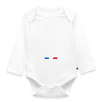 La vie est meilleure CALVADOS Numéro 14 Normandie - Body Bébé bio manches longues - blanc - Devant