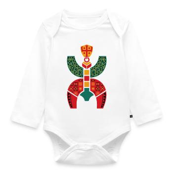 Z Imazighen - Baby Bio-Langarm-Body - Weiß - Vorne