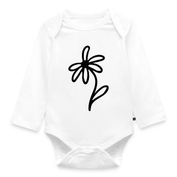 Minimalist - Organic Longsleeve Baby Bodysuit - white - Front