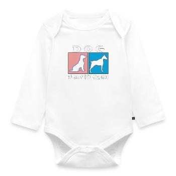 Entraîneur de chiens professionnel, équipe de - Body Bébé bio manches longues - blanc - Devant