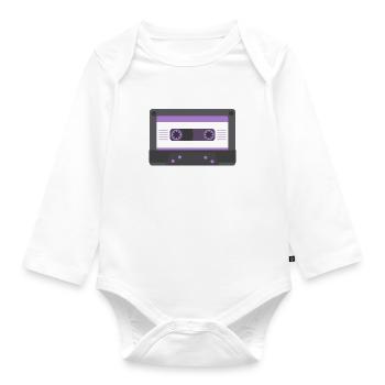 Ace music - Organic Longsleeve Baby Bodysuit - white - Front