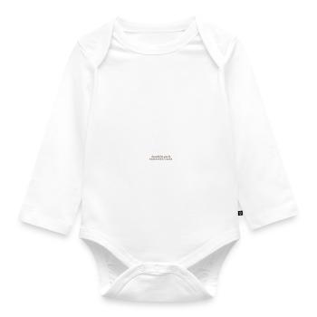 Alta Badia Italia Ski Area - Organic Longsleeve Baby Bodysuit - white - Front