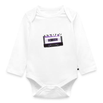 Ace for the record - Organic Longsleeve Baby Bodysuit - white - Front