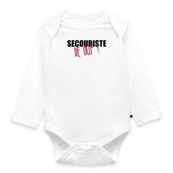 Erste Hilfe / Retter / Retterin / Arzt - Baby Bio-Langarm-Body - Weiß - Vorne