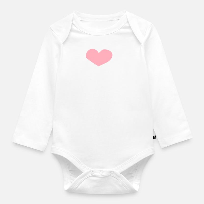 K-pop - Body Bébé bio manches longues - blanc