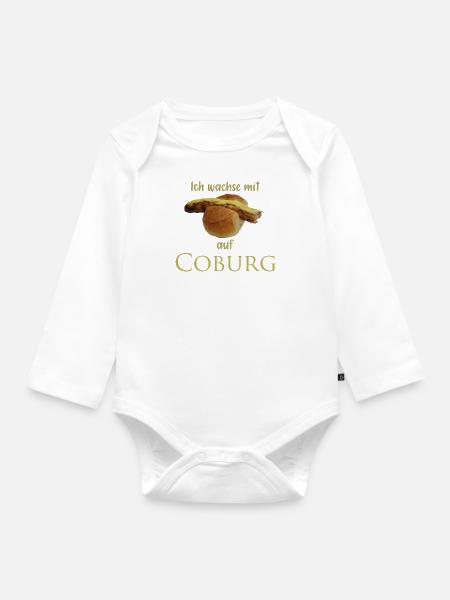 Bratwurst - Baby Bio-Langarm-Body - Weiß