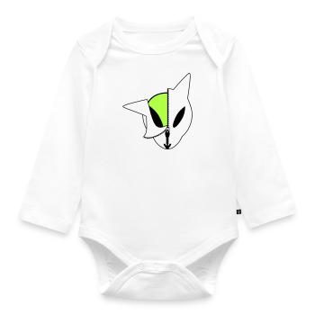 Aliekuroeil - Organic Longsleeve Baby Bodysuit - white - Front