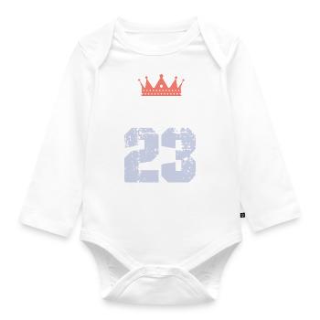 Maillot Malle 23 2023 - Body Bébé bio manches longues - blanc - Devant