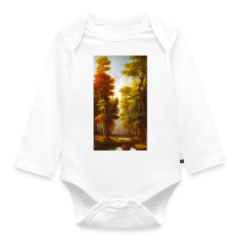 Magic Branch - Organic Longsleeve Baby Bodysuit - white - Front