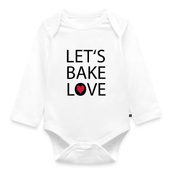 Cuisson - Body Bébé bio manches longues - blanc - Devant