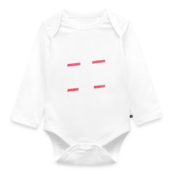 Ich mache das Beste aus meinem Ruhestand mit Fleischbällchen - Baby Bio-Langarm-Body - Weiß - Vorne