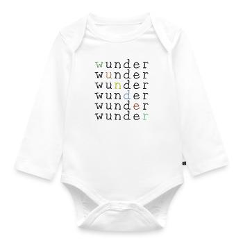 Wunder - Baby Bio-Langarm-Body - Weiß - Vorne