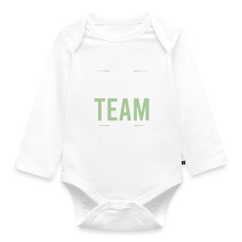 Chess Team - Organic Longsleeve Baby Bodysuit - white - Front