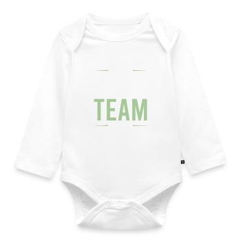 Xmas Team - Organic Longsleeve Baby Bodysuit - white - Front