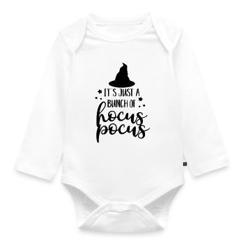 Its just a bunch of hocus pocus - Organic Longsleeve Baby Bodysuit - white - Front
