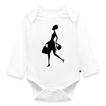 shopping - Organic Longsleeve Baby Bodysuit - white - Front