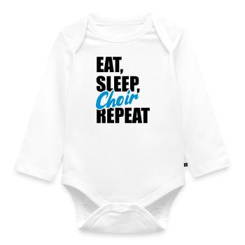 Choir - Organic Longsleeve Baby Bodysuit - white - Front