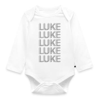 hatch - Organic Longsleeve Baby Bodysuit - white - Front