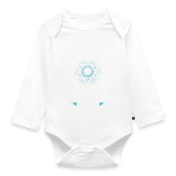 Physics Chemistry Chemist - Organic Longsleeve Baby Bodysuit - white - Front