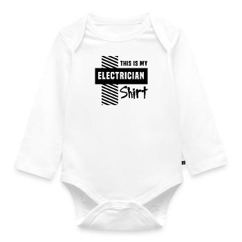 Artisan de circuits électroniques de tension - Body Bébé bio manches longues - blanc - Devant