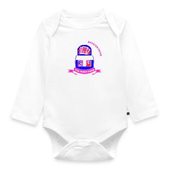 Trading Card Playing Card Card Game Gift - Organic Longsleeve Baby Bodysuit - white - Front
