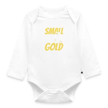 Gold Panner Gold Miner Gold Digger Gift - Organic Longsleeve Baby Bodysuit - white - Front