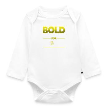 Gold Panner Gold Miner Gold Digger Gift - Organic Longsleeve Baby Bodysuit - white - Front