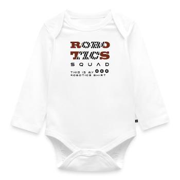 Robotics Squad Robotertechnik Mechanik - Baby Bio-Langarm-Body - Weiß - Vorne