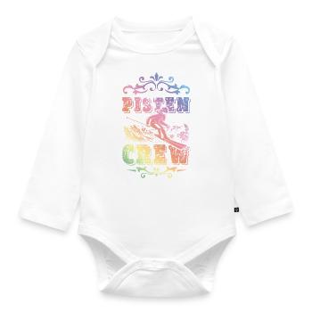 Pisten Crew - Baby Bio-Langarm-Body - Weiß - Vorne