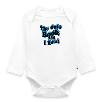 Bibelstudium Christentum Jesus Christus Gott - Baby Bio-Langarm-Body - Weiß - Vorne