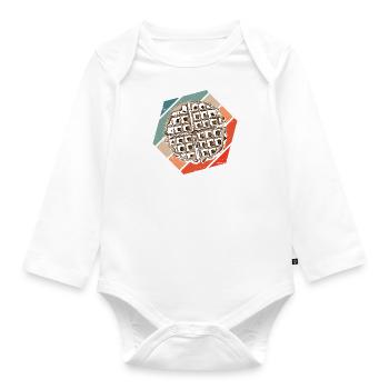 Waffle Lover Hobby Chef Gourmet - Organic Longsleeve Baby Bodysuit - white - Front