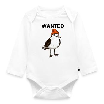 Affiche recherchée North Sea Bandit Seagull w. Cap Wanted - Body Bébé bio manches longues - blanc - Devant