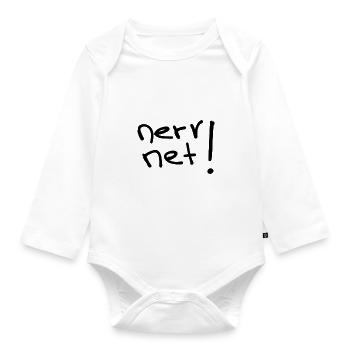 nerv net - Baby Bio-Langarm-Body - Weiß - Vorne