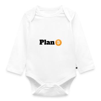 Plan B - Baby Bio-Langarm-Body - Weiß - Vorne
