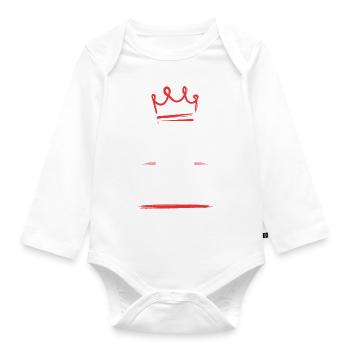 Grill Crew - Organic Longsleeve Baby Bodysuit - white - Front