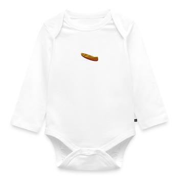 Canoe - Baby Bio-Langarm-Body - Weiß - Vorne
