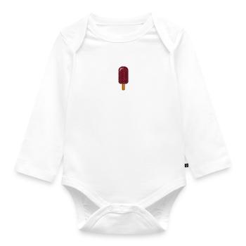 Magneta Icecream - Baby Bio-Langarm-Body - Weiß - Vorne