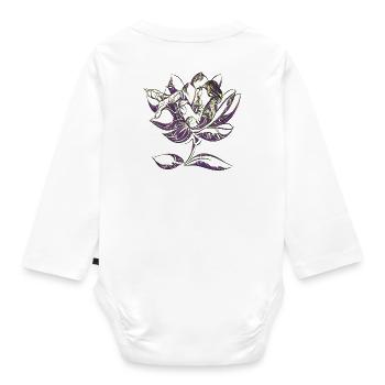 Body Art Body Artist Tatoo Tattoo - Organic Longsleeve Baby Bodysuit - white - Back