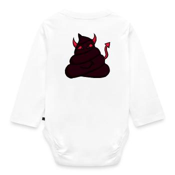 Diable-Tas-Rouge - Body Bébé bio manches longues - blanc - Dos