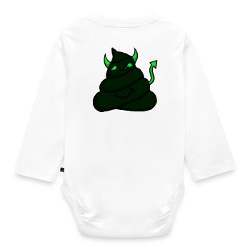 Diable-Tas-Vert - Body Bébé bio manches longues - blanc - Dos