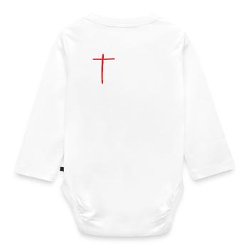 Il a quitté le 99 pour me sauver - Body Bébé bio manches longues - blanc - Dos