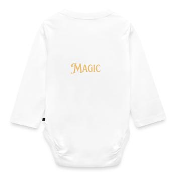 Feel the Magic - Organic Longsleeve Baby Bodysuit - white - Back