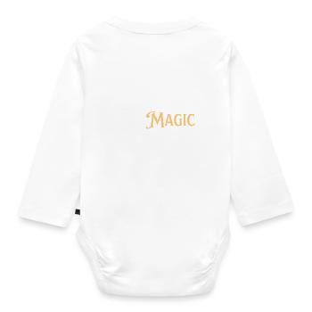 Feel the Magic - Organic Longsleeve Baby Bodysuit - white - Back