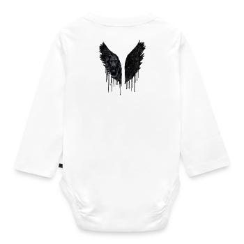 Angelwings,Wings,Dark,Colorful,Darkangel, Gothic,Lion - Body Bébé bio manches longues - blanc - Dos