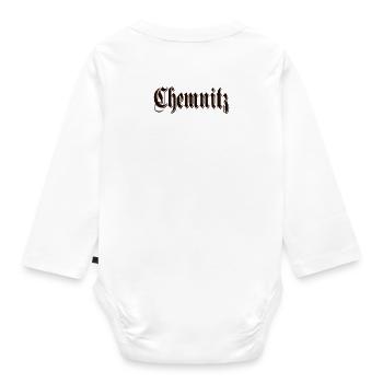 Chemnitz - Organic Longsleeve Baby Bodysuit - white - Back