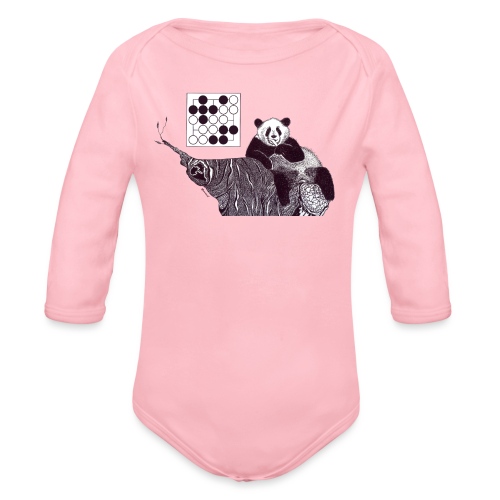 Panda 5x5 Seki - Organic Longsleeve Baby Bodysuit