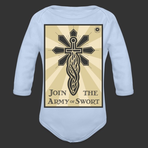 Join the army jpg - Organic Longsleeve Baby Bodysuit