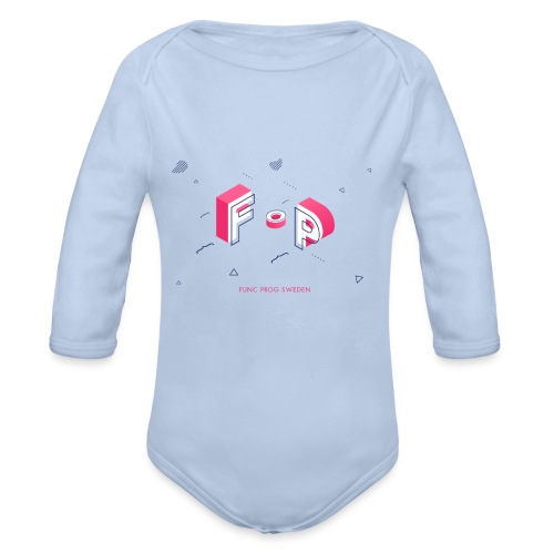 Func Prog Sweden Logotype - Organic Longsleeve Baby Bodysuit