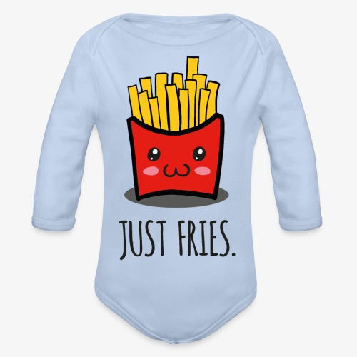 Just fries - Pommes - Pommes frites - Baby Bio-Langarm-Body